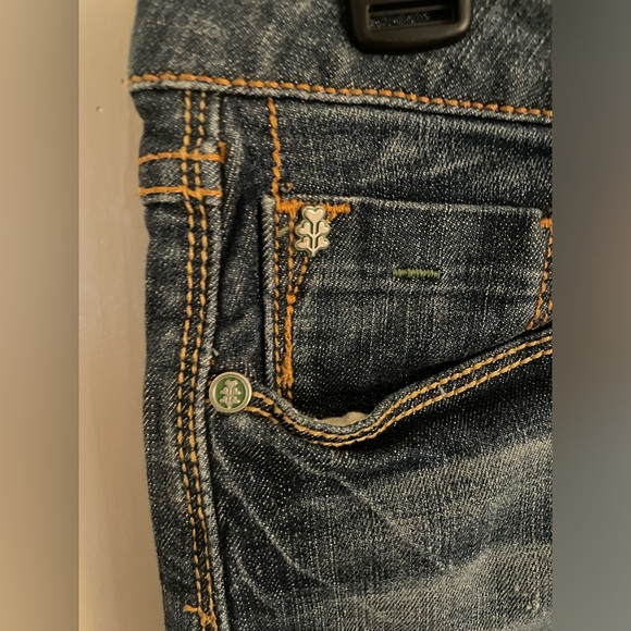 Velvet Heart Vintage Indigo Midi Skirt Stunning Details Summer Y2K Brats Denim - Picture 6 of 16